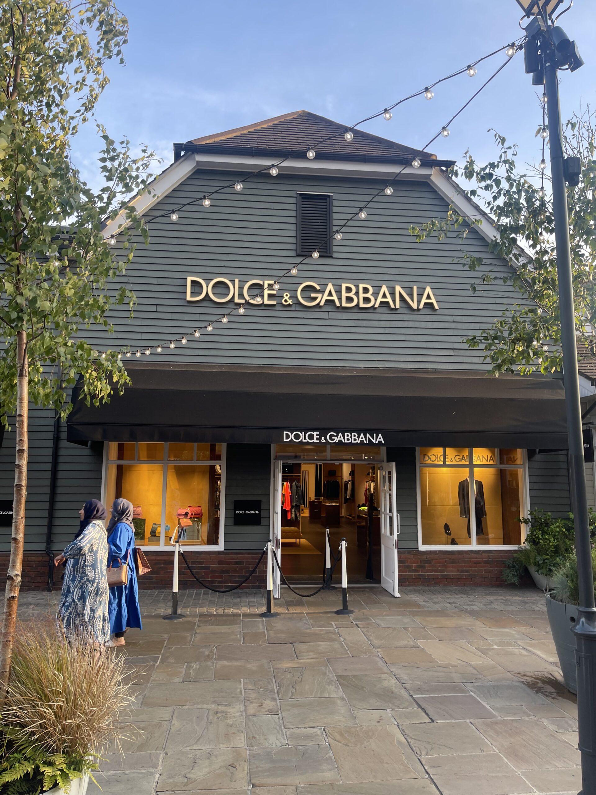 The Christian Louboutin outlet in Bicester Village, UK is having