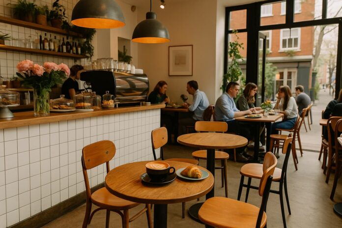 trendy cafés in London