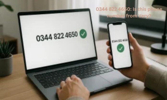 0344 822 4650 Is this