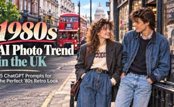 1980s AI Photo Trend in the UK: 15 ChatGPT Prompts for the Perfect ’80s Retro Look 80s AI Photo Trend
