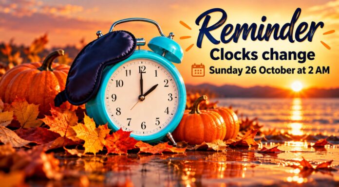 Clocks Go Back on 25 October 2026: What It Means and How to Stay Well This Winter clock change sunday 26th october