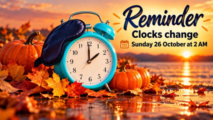 clock change sunday 26th october